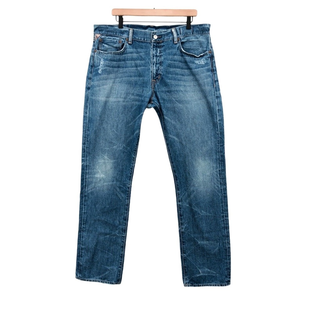 Denim & Supply Ralph Lauren Jeans Mens 37x34 (Tag 36x34)‎ Blue American Flag
